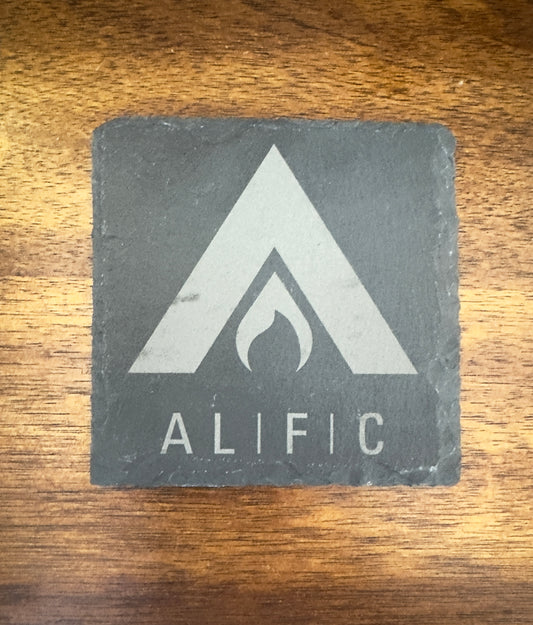 (E) Alific - SLATE Coasters - CLASSIC LOGO