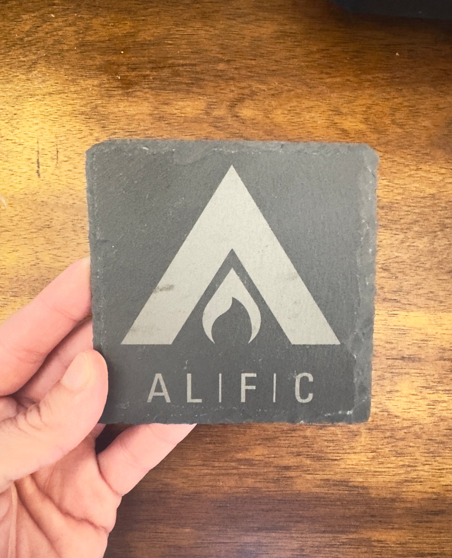 (E) Alific - SLATE Coasters - CLASSIC LOGO