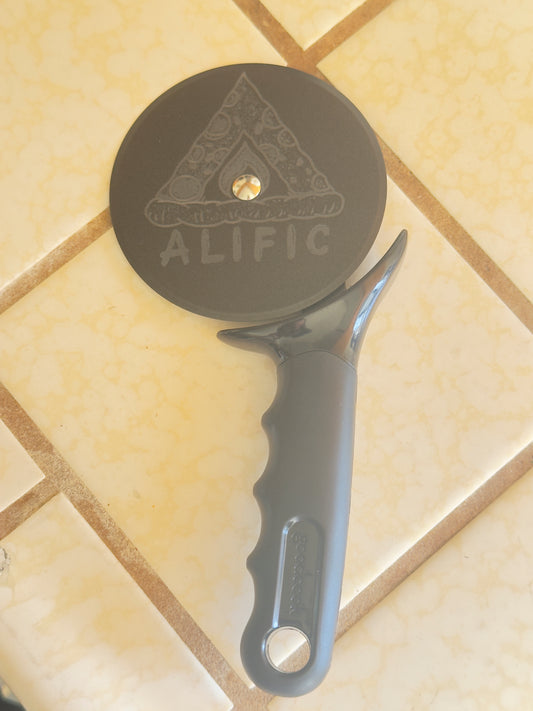 (A) NEW - Premium Stainless Steel Alific PIZZA CUTTERS - BLACK