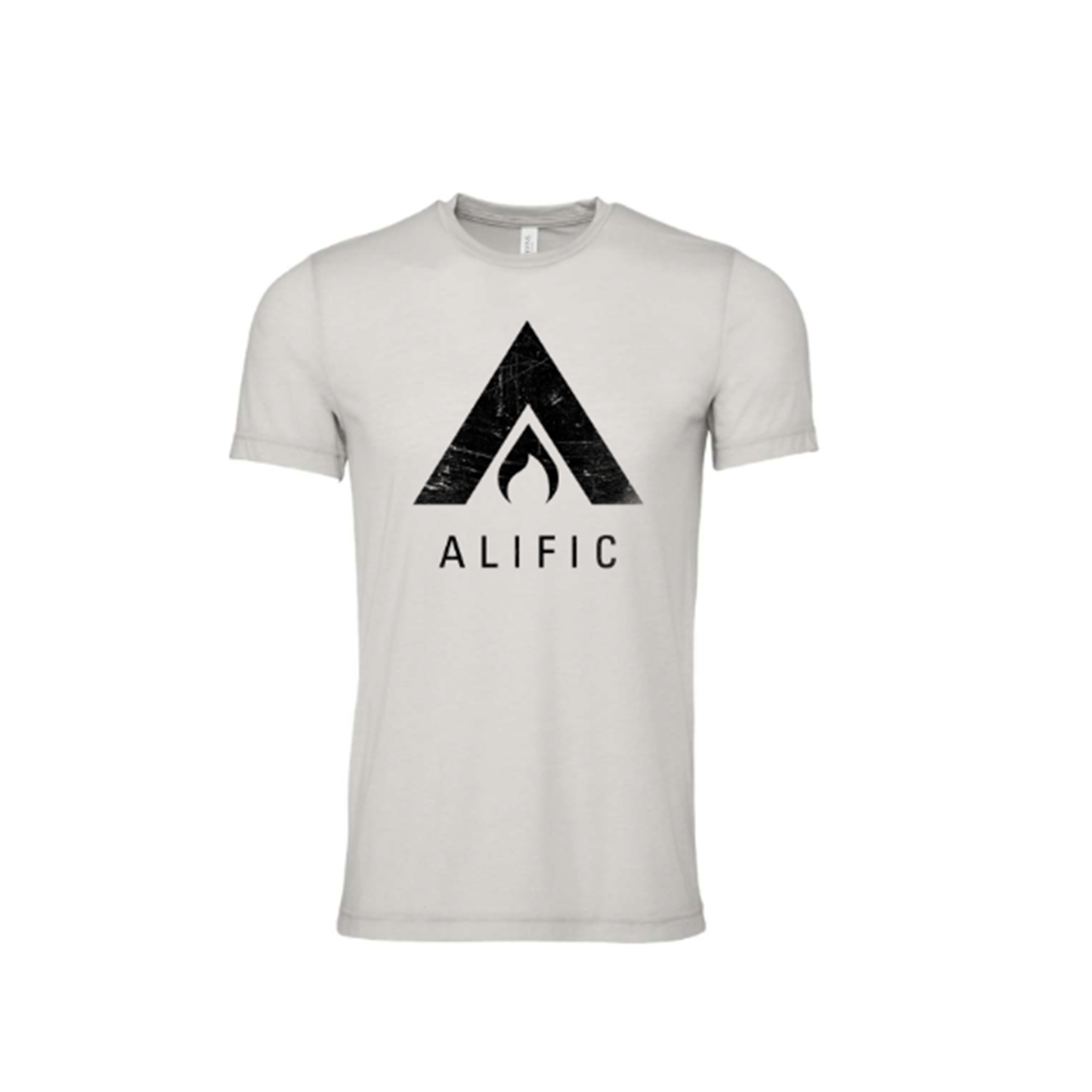 Alific Logo - T Shirt - (Heather Cement)