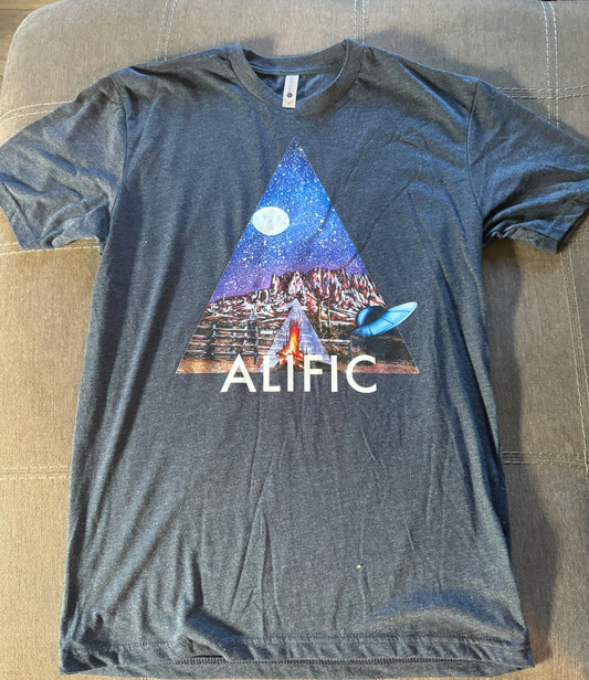 (b) Alific Space Alien_t Shirt (Blue)