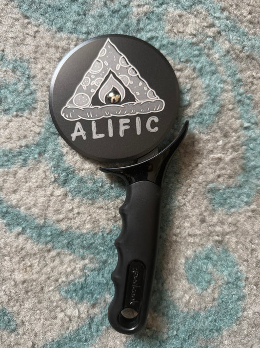 (A) NEW - Premium Stainless Steel Alific PIZZA CUTTERS - BLACK
