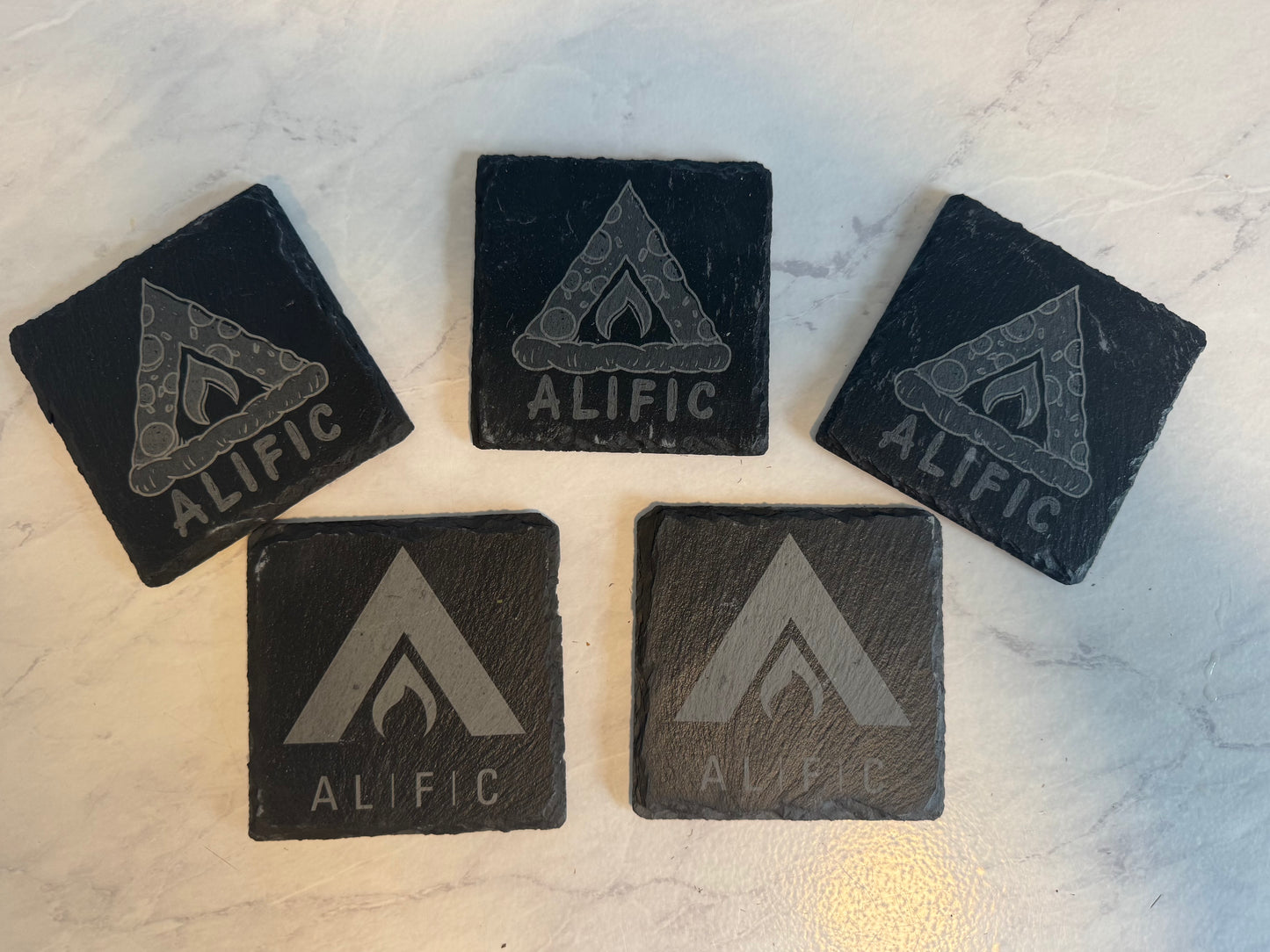 Custom Alific Slate Coasters