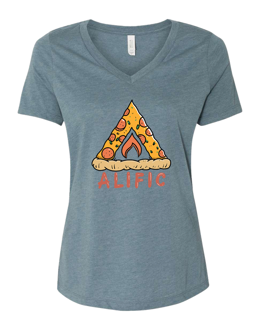 (c) NEW - Alific PIZZA LOGO T-Shirt (Womens)