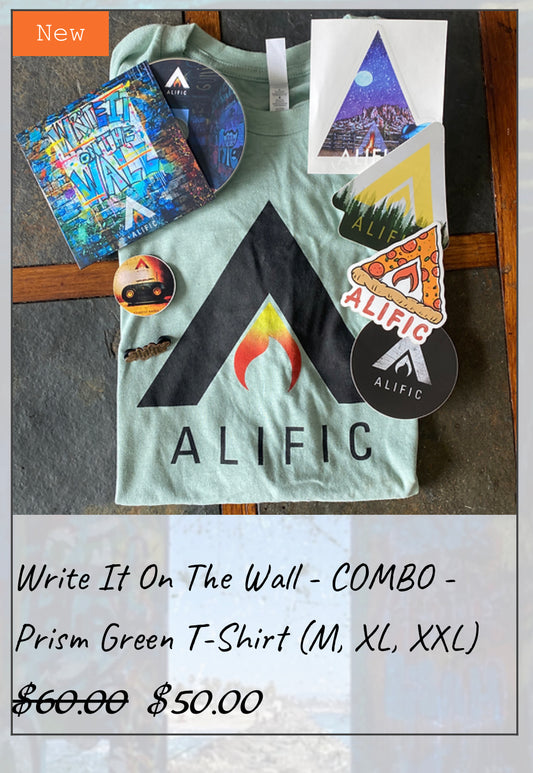 Write It On The Wall - COMBO - Prism Green T-Shirt (XXL)